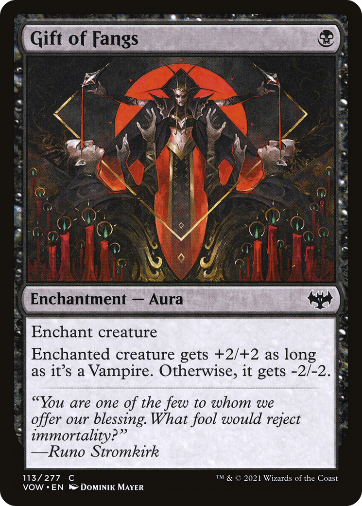 Gift of Fangs (VOW) 113 - WZRD TCG