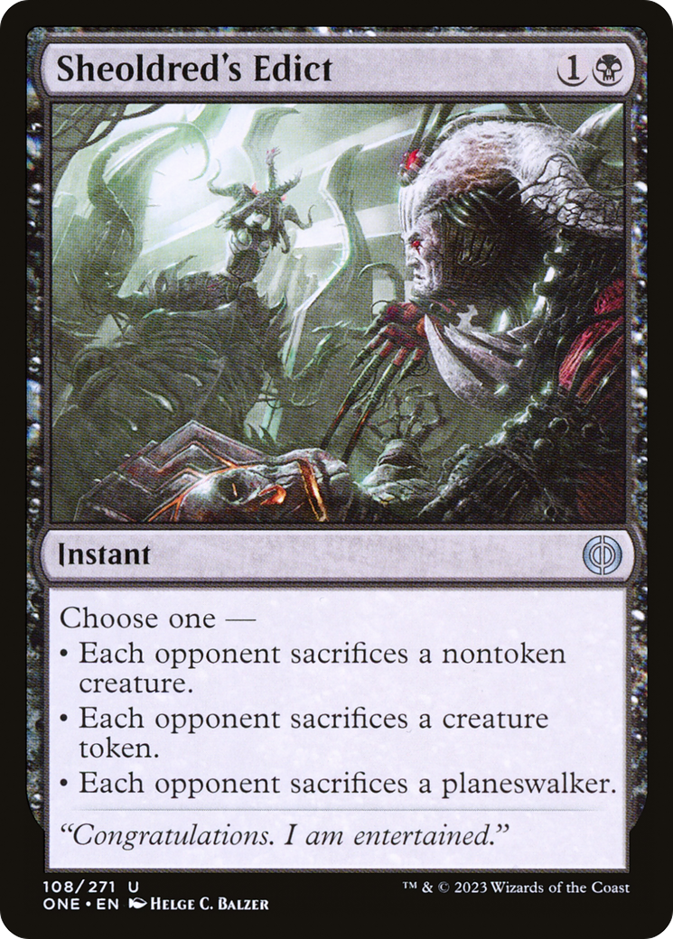 Sheoldred's Edict (ONE) 108 - WZRD TCG
