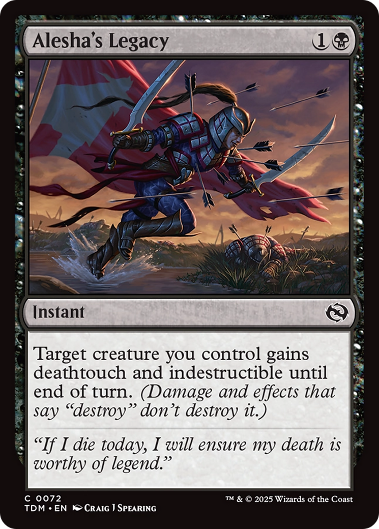 Alesha's Legacy (TDM) 72 - WZRD TCG