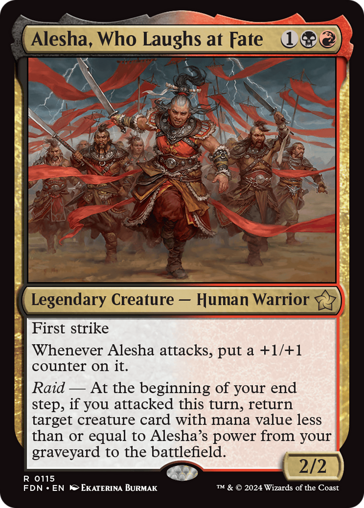 Alesha, Who Laughs at Fate (FDN) 115