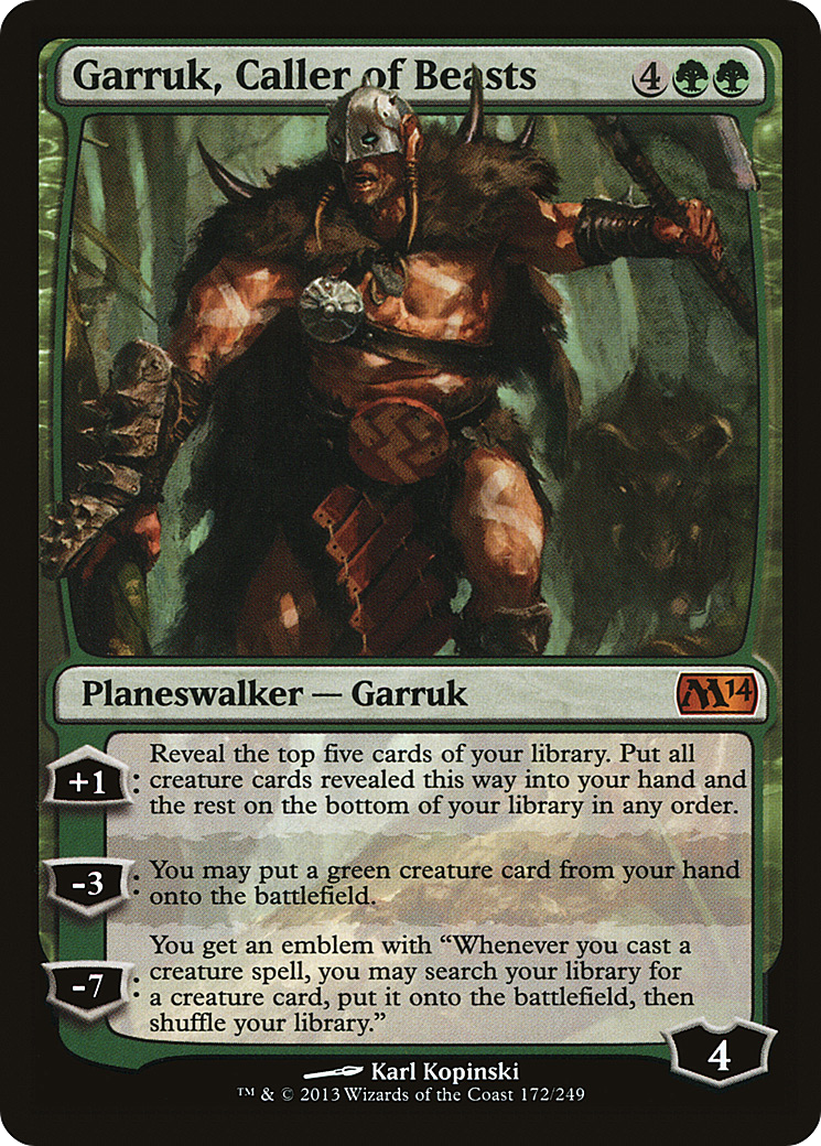 Garruk, Caller of Beasts (M14) 172