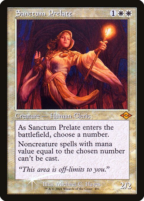 Sanctum Prelate front