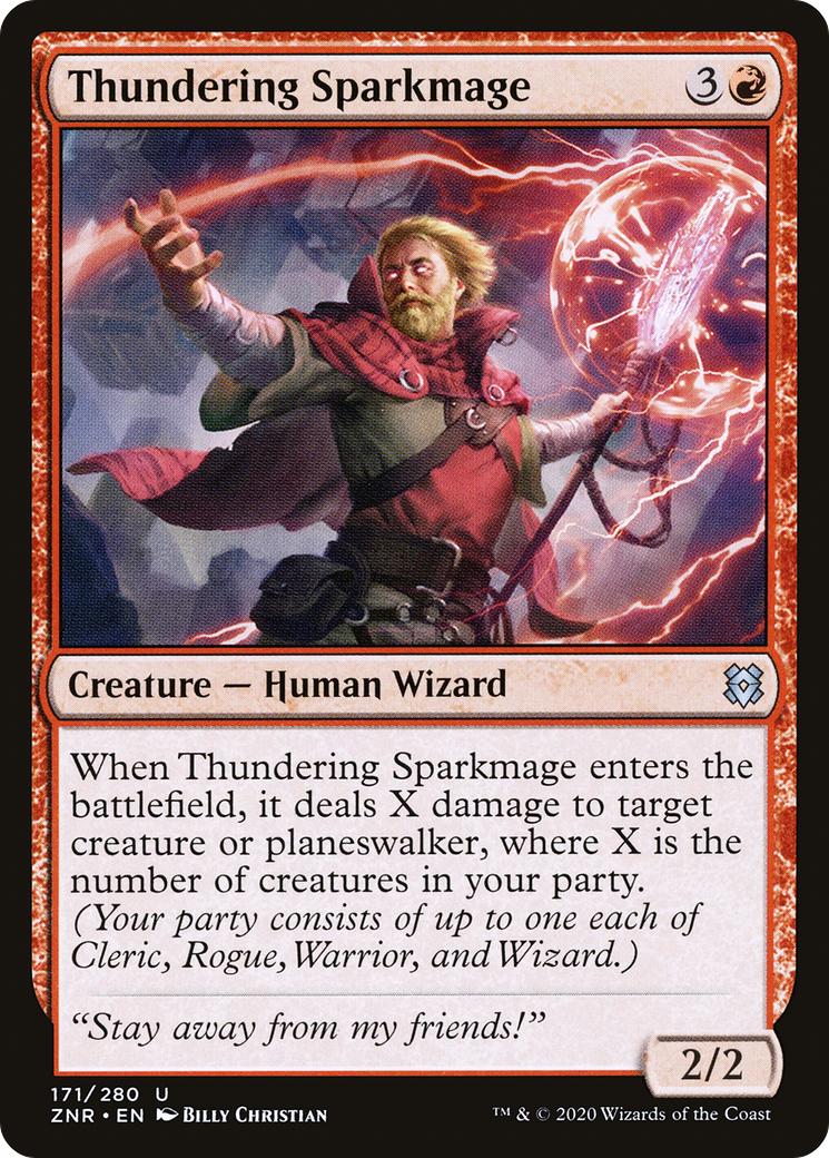 Thundering Sparkmage (ZNR) 171