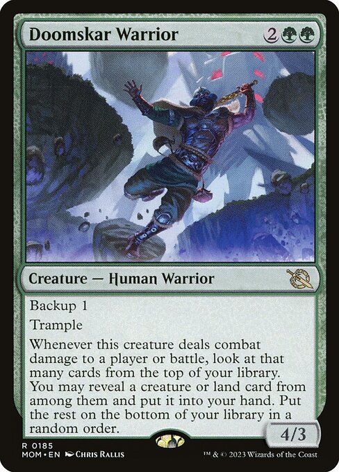 Doomskar Warrior front