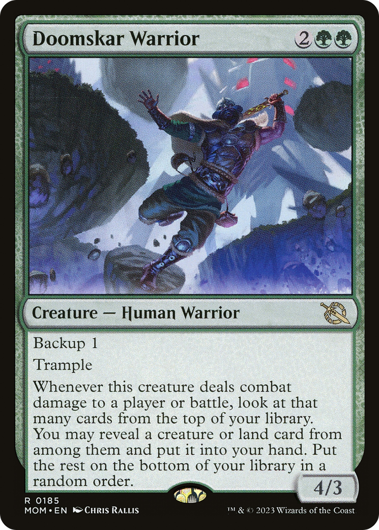 Doomskar Warrior (MOM) 185 - WZRD TCG