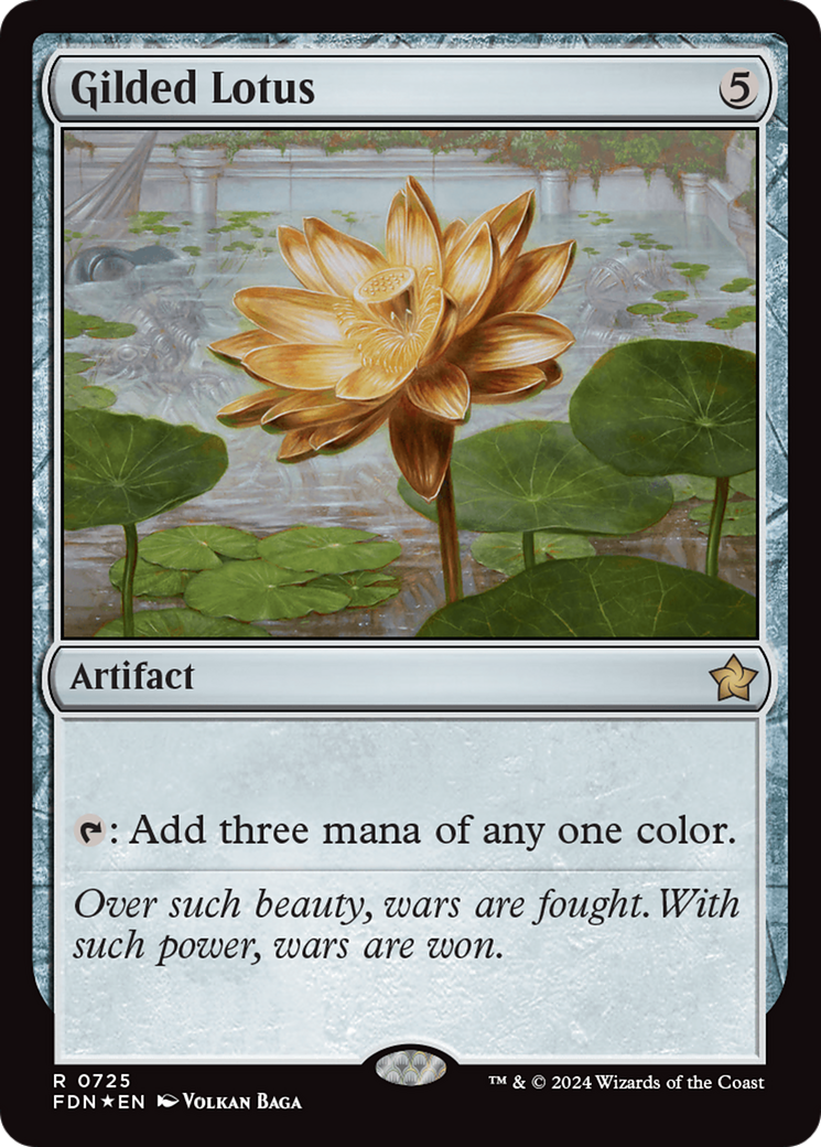 Gilded Lotus (FDN) 725 - WZRD TCG
