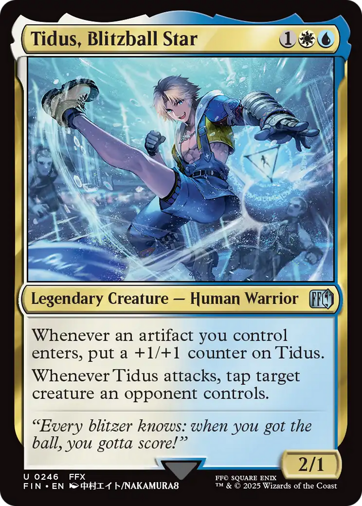 Tidus, Blitzball Star (FIN) 246 - WZRD TCG