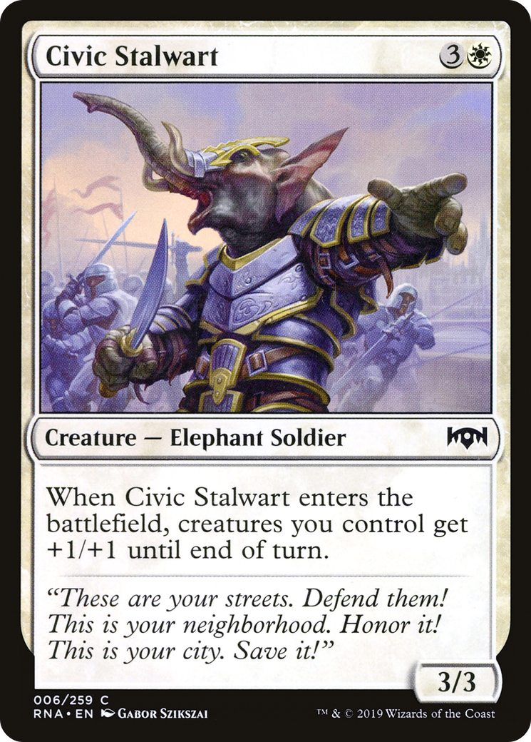 Civic Stalwart (RNA) 6 - WZRD TCG