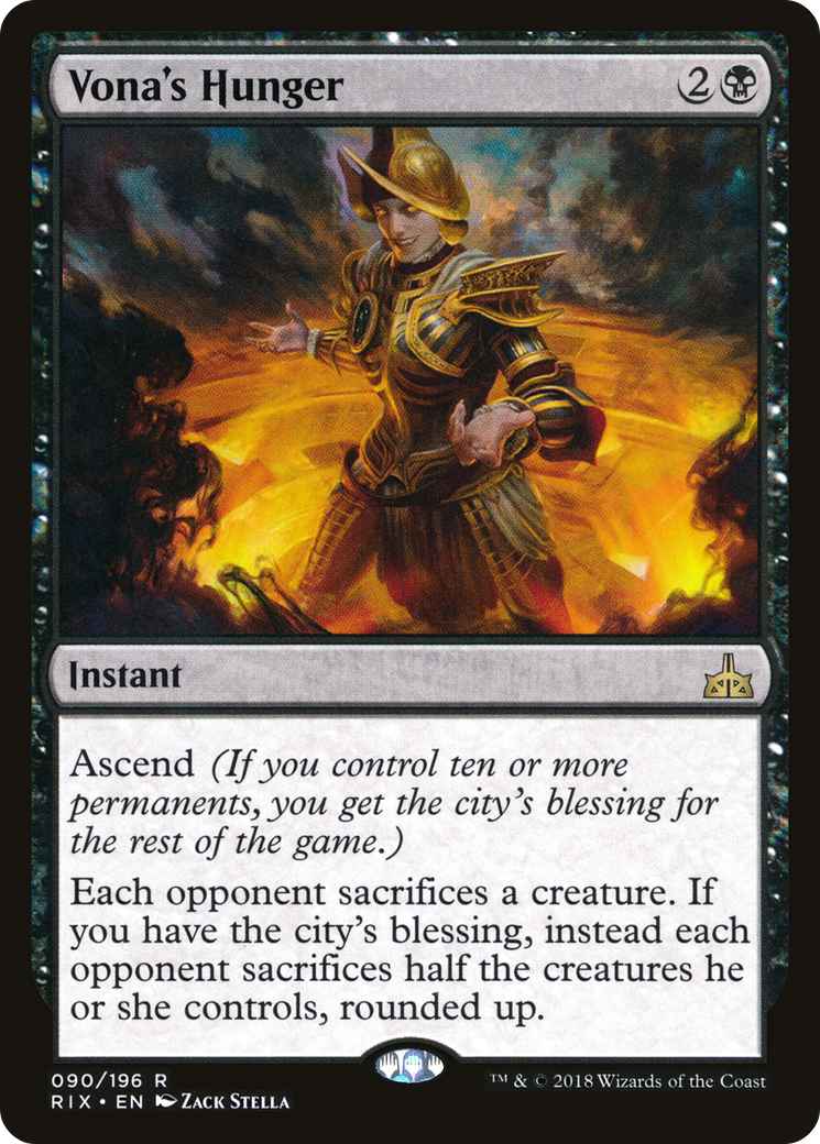 Vona's Hunger (RIX) 90 - WZRD TCG