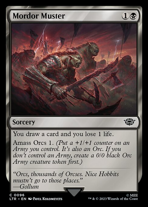 Mordor Muster front