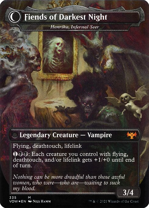 Henrika Domnathi // Henrika, Infernal Seer (Back)