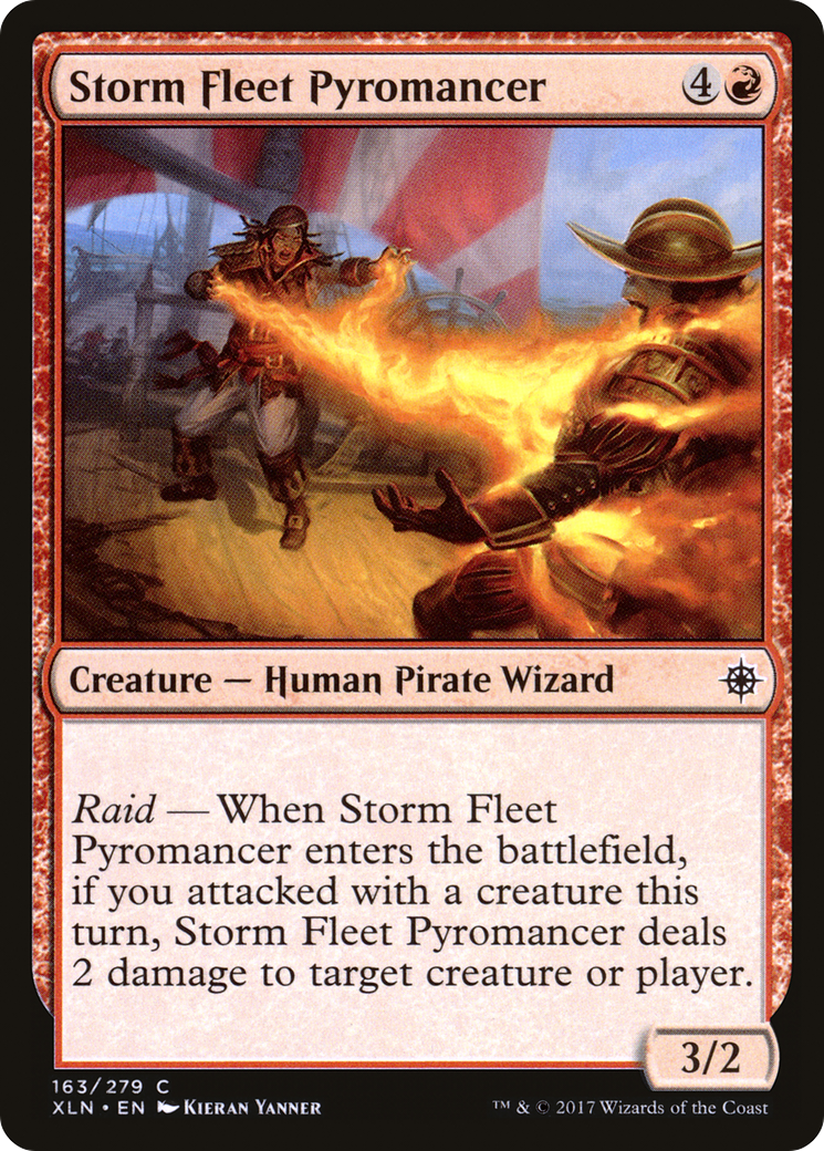 Storm Fleet Pyromancer (XLN) 163 - WZRD TCG
