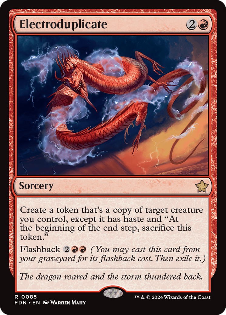 Electroduplicate (FDN) 85 - WZRD TCG
