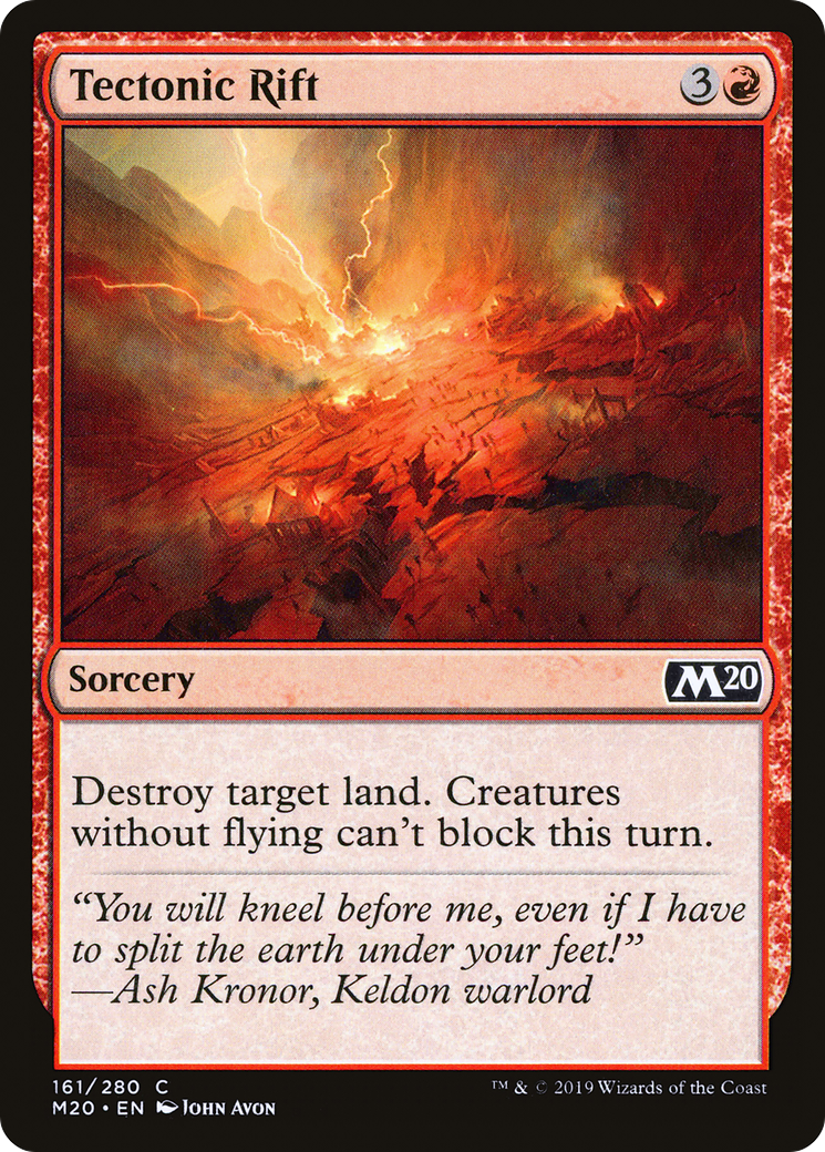 Tectonic Rift (M20) 161 - WZRD TCG