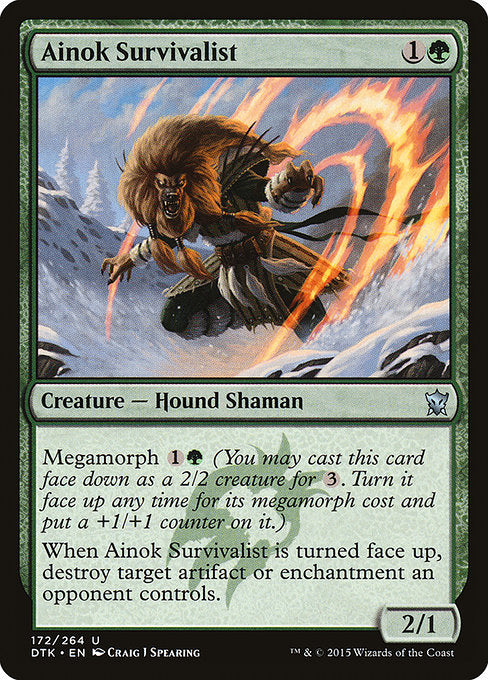 Ainok Survivalist front