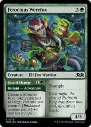 Ferocious Werefox (DFC) (WOE) 170 - WZRD TCG