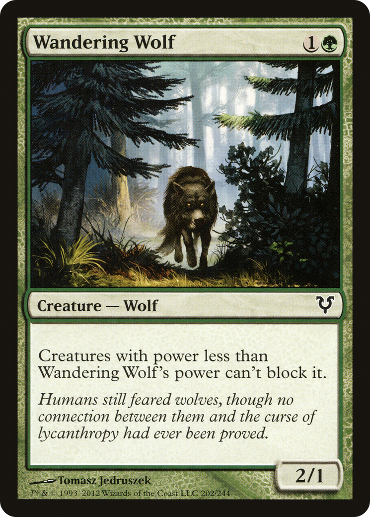 Wandering Wolf (AVR) 202 - WZRD TCG