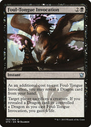 Foul-Tongue Invocation front