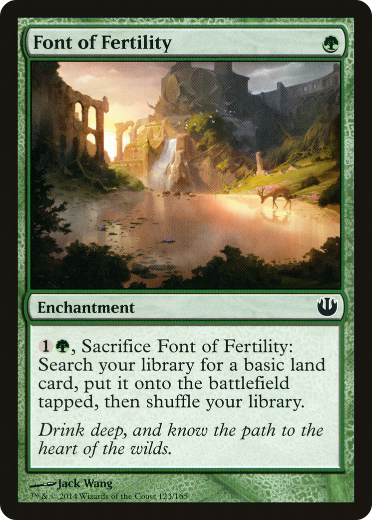 Font of Fertility (JOU) 123 - WZRD TCG