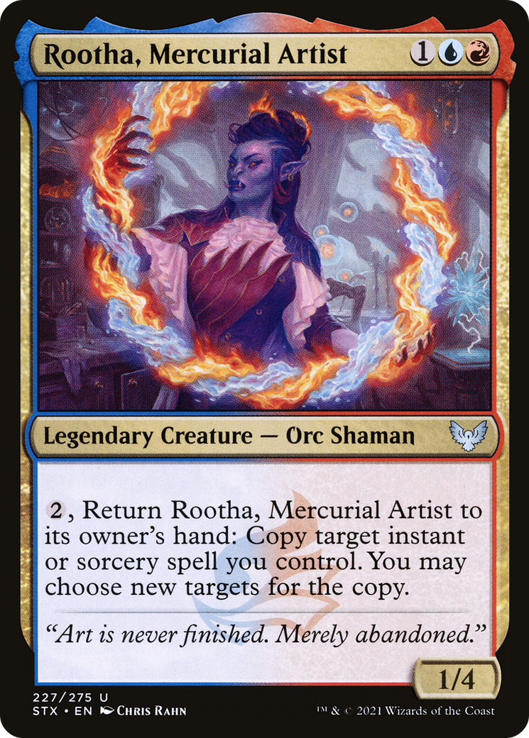 Rootha, Mercurial Artist (STX) 227 - WZRD TCG