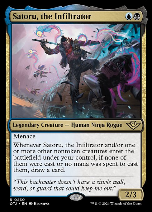 Satoru, the Infiltrator front