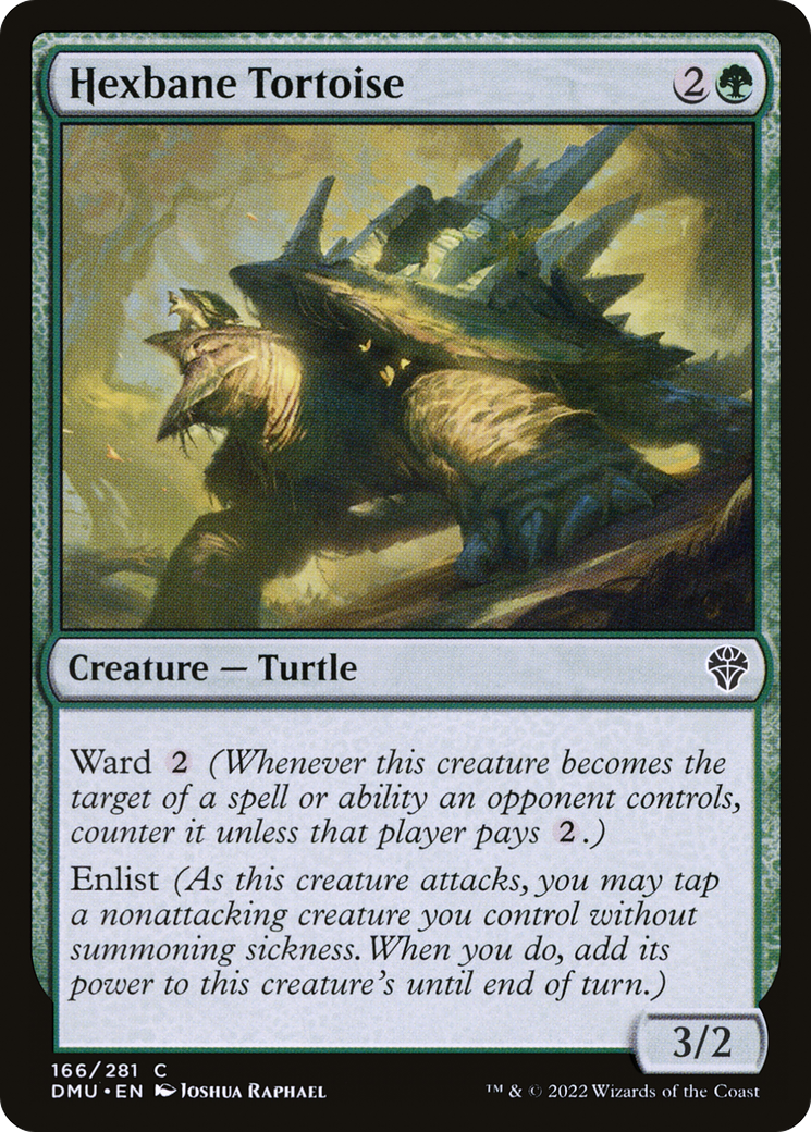 Hexbane Tortoise (DMU) 166 - WZRD TCG