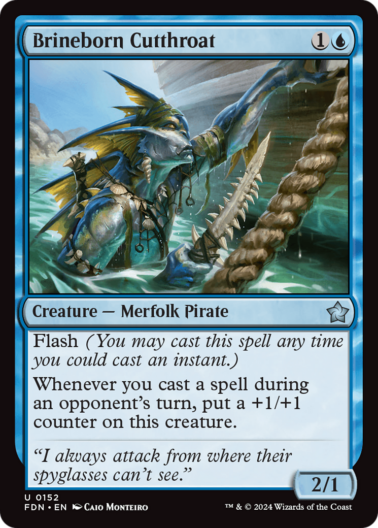 Brineborn Cutthroat (FDN) 152 - WZRD TCG