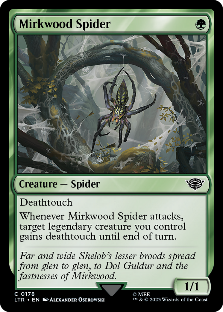 Mirkwood Spider (LTR) 178 - WZRD TCG