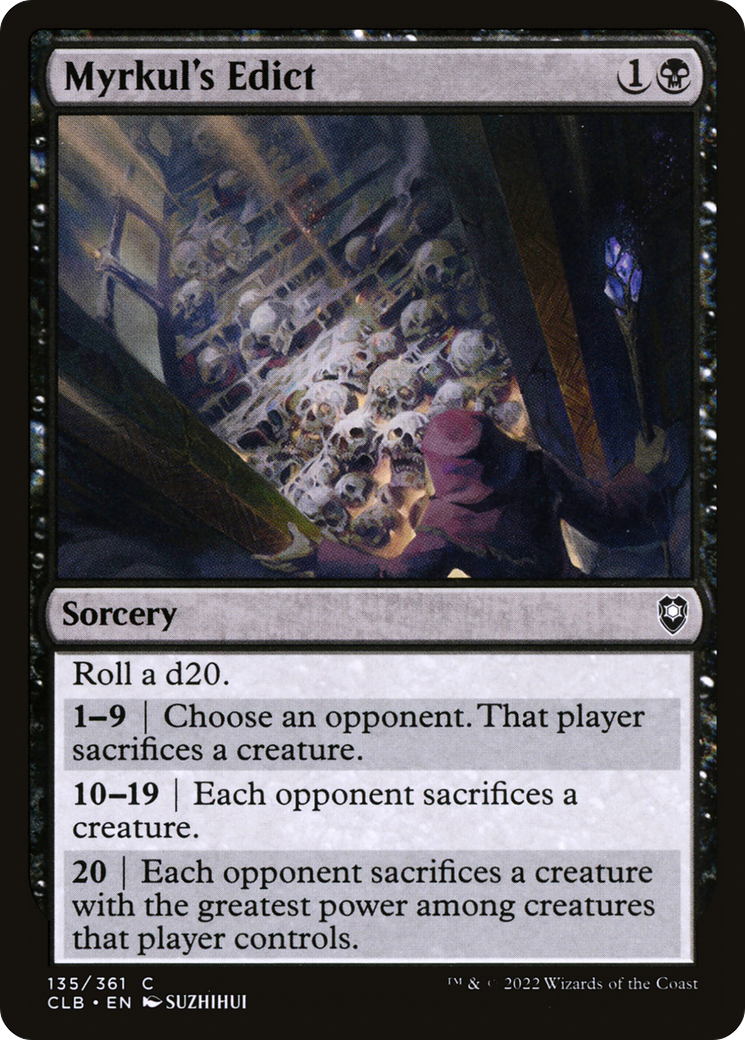 Myrkul's Edict (CLB) 135
