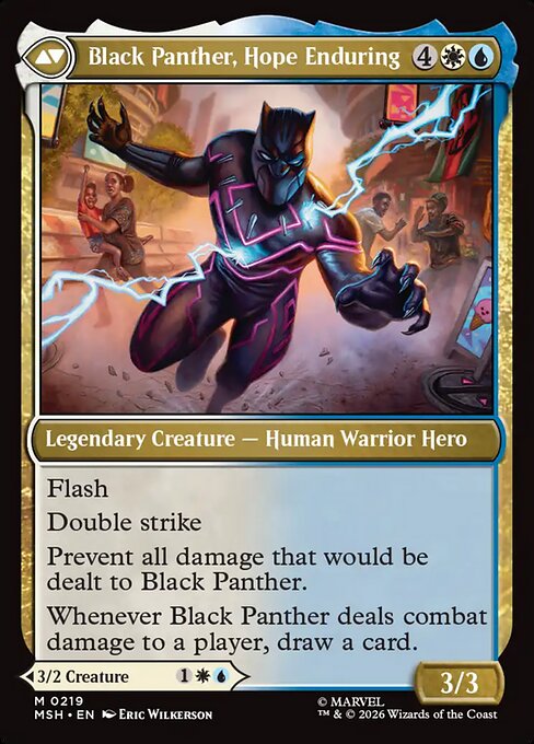 King T'Challa // Black Panther, Hope Enduring (Back)