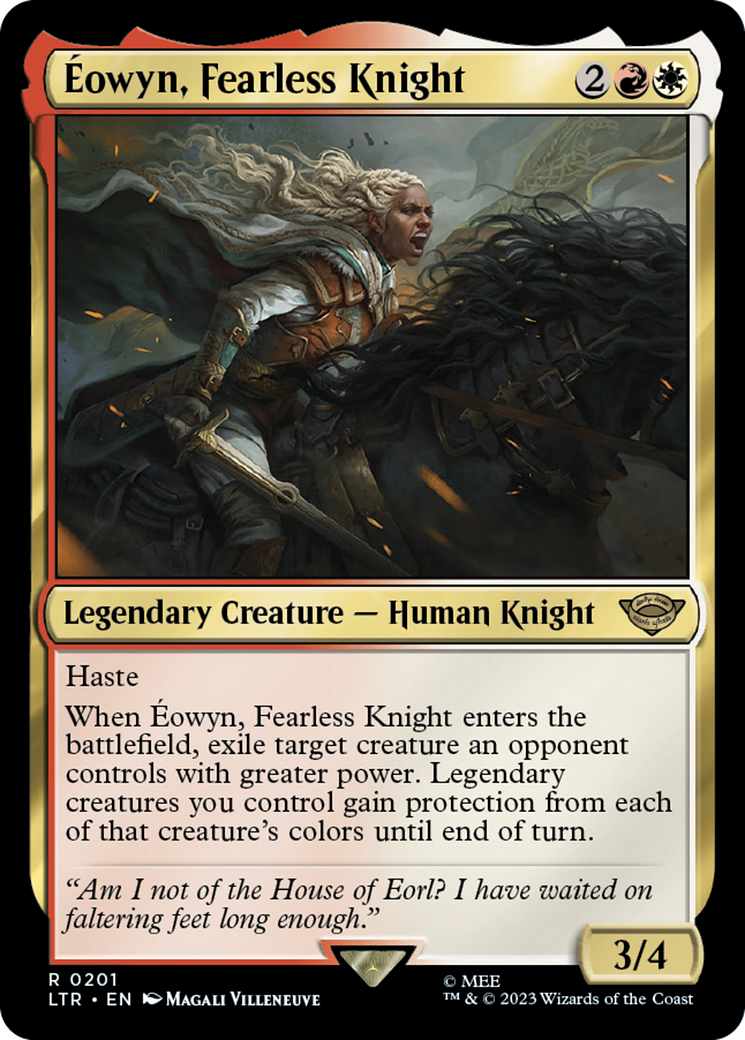 Éowyn, Fearless Knight (LTR) 201 - WZRD TCG