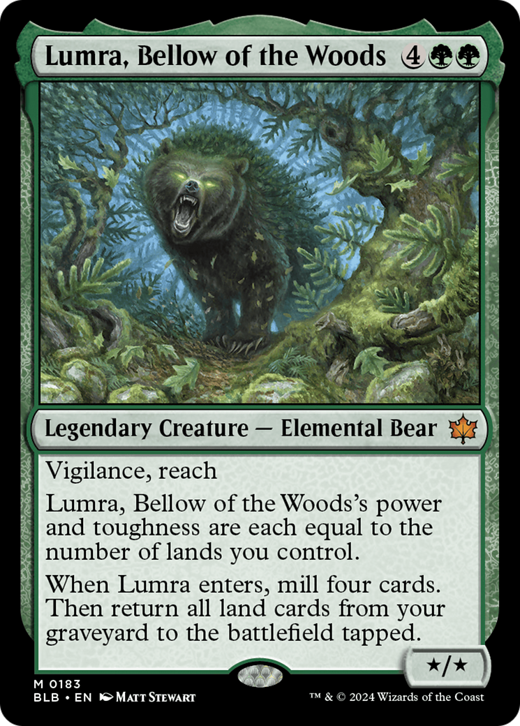 Lumra, Bellow of the Woods (BLB) 183