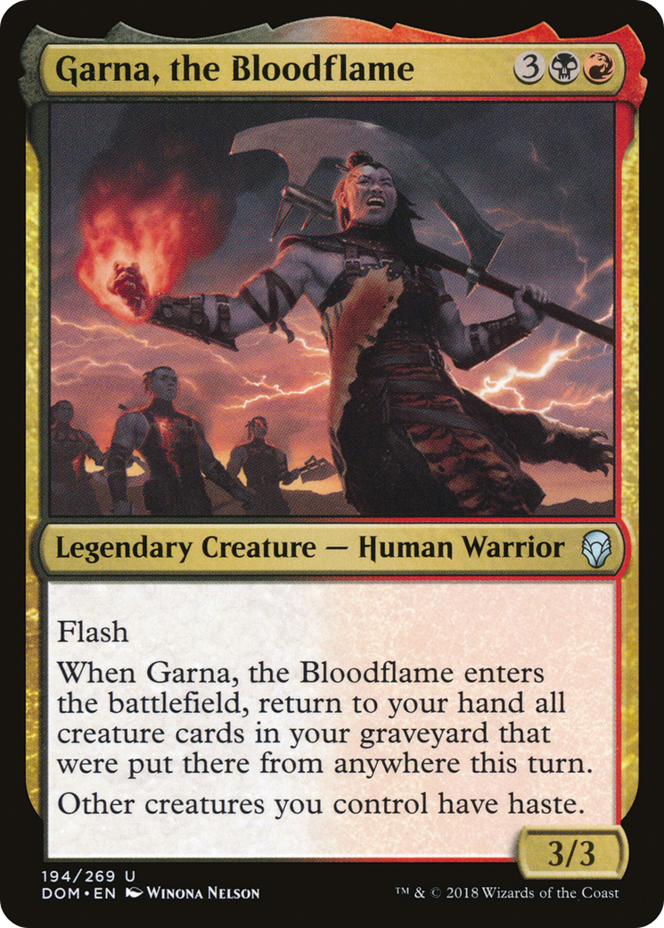 Garna, the Bloodflame (DOM) 194 - WZRD TCG