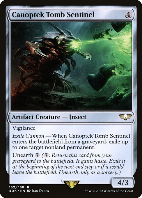 Canoptek Tomb Sentinel front