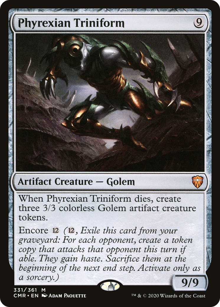 Phyrexian Triniform (CMR) 331