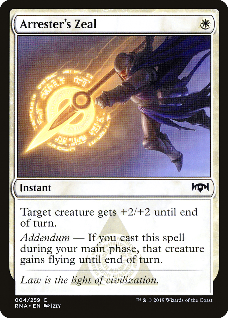 Arrester's Zeal (RNA) 4 - WZRD TCG