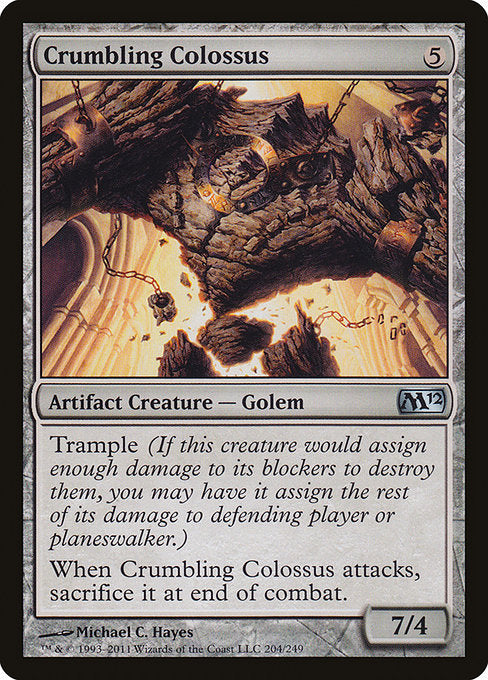 Crumbling Colossus front