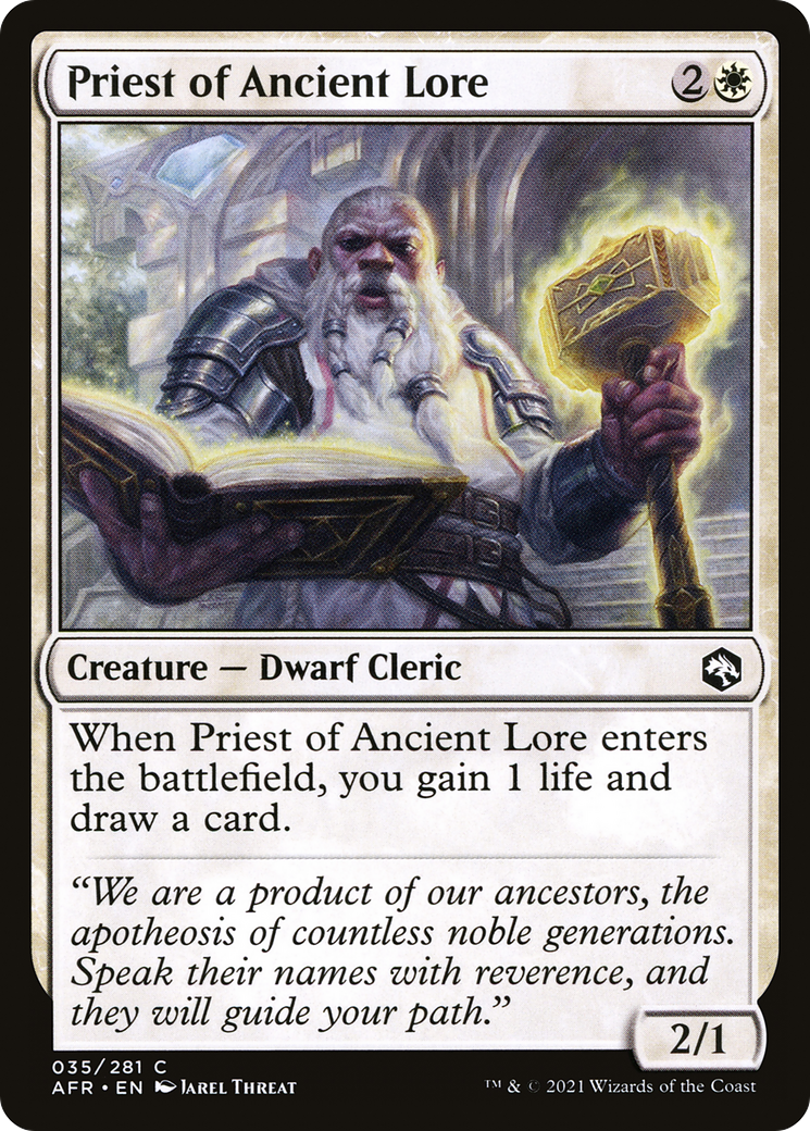 Priest of Ancient Lore (AFR) 35
