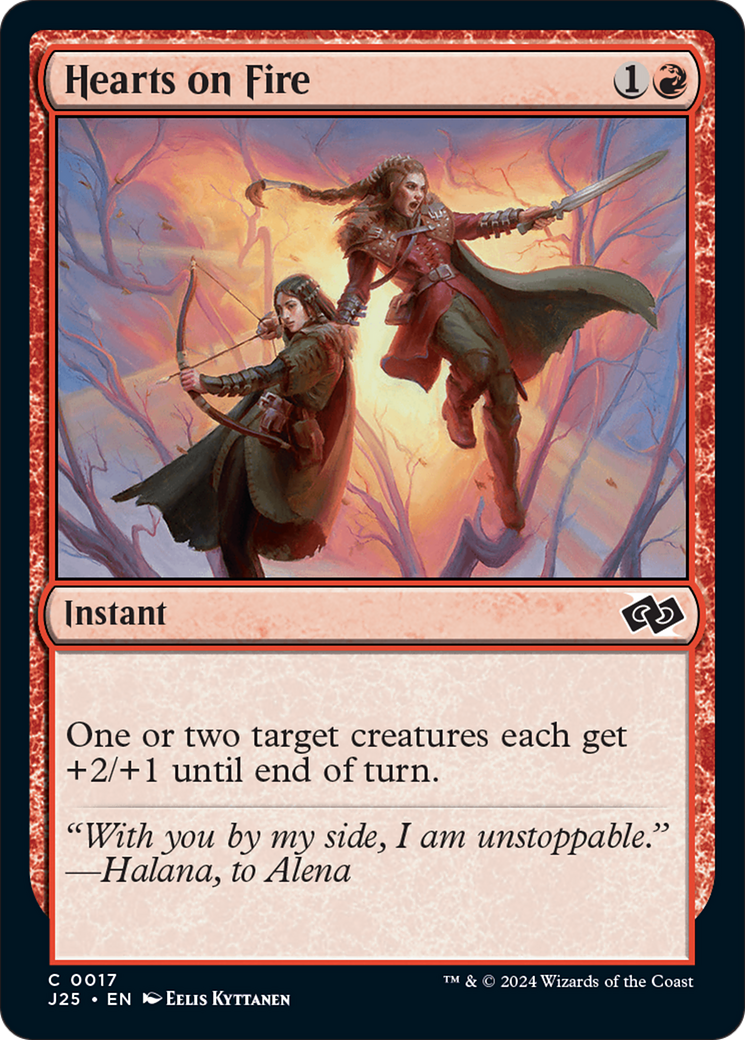 Hearts on Fire (J25) 17 - WZRD TCG
