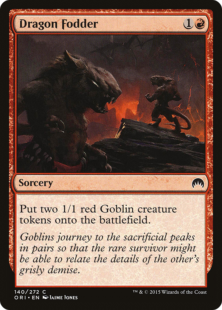 Dragon Fodder (ORI) 140 - WZRD TCG