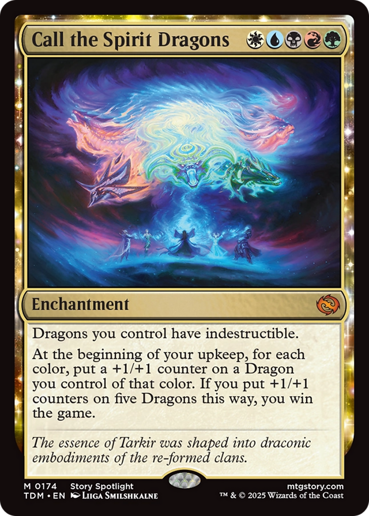 Call the Spirit Dragons (TDM) 174 - WZRD TCG
