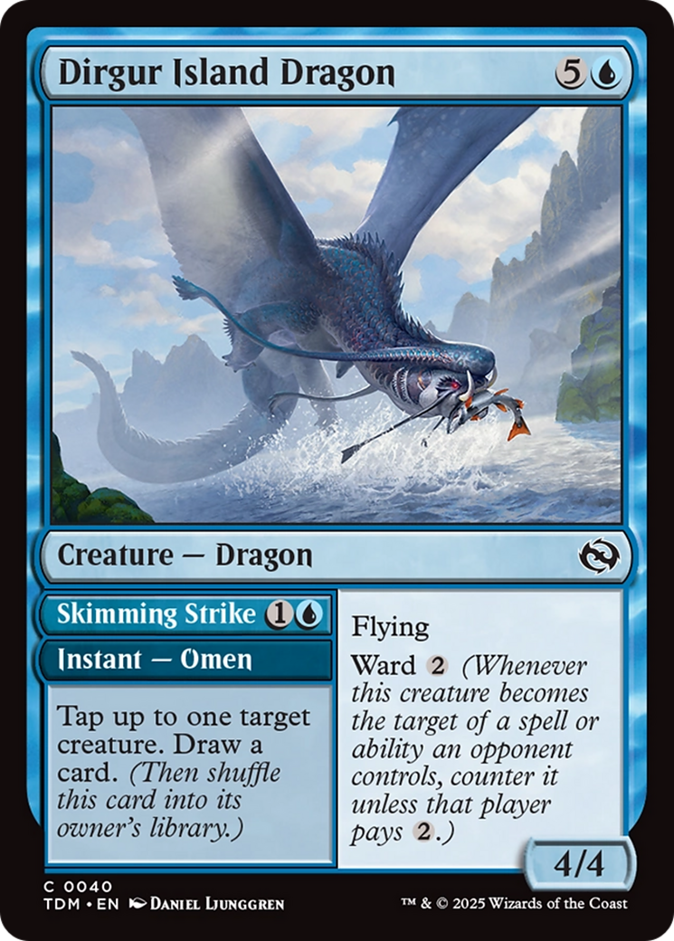 Dirgur Island Dragon (DFC) (TDM) 40 - WZRD TCG