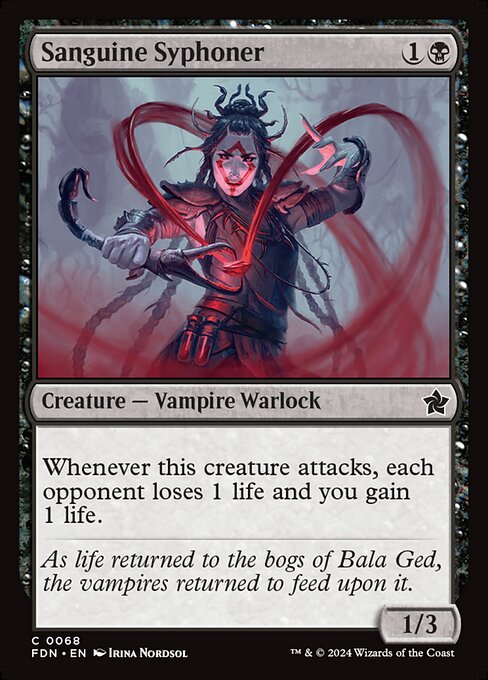 Sanguine Syphoner front