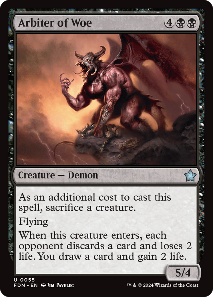 Arbiter of Woe (FDN) 55 - WZRD TCG