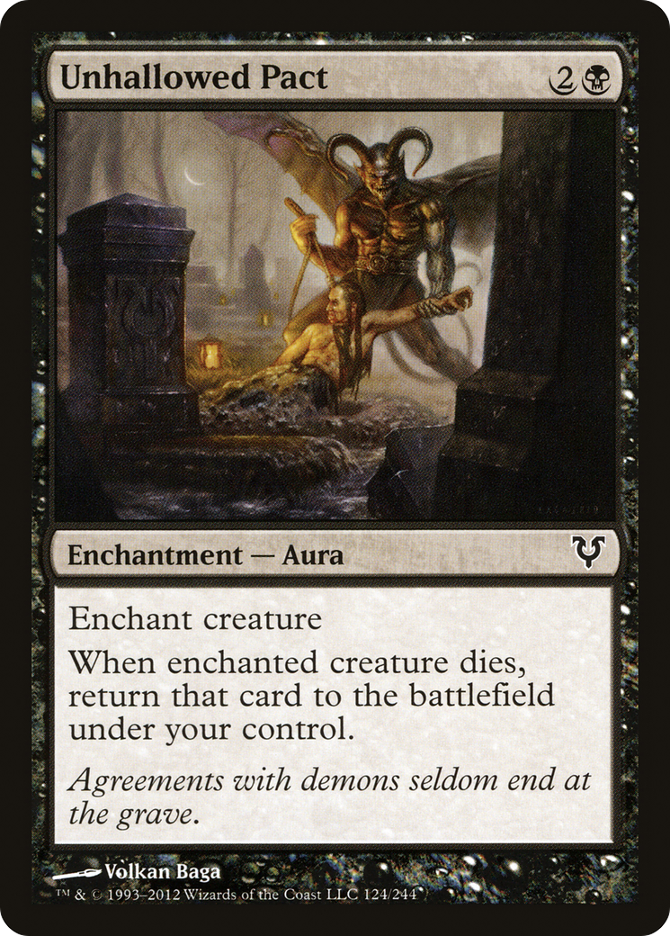 Unhallowed Pact (AVR) 124 - WZRD TCG