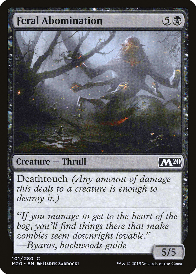 Feral Abomination (M20) 101