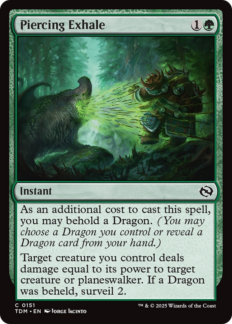 Piercing Exhale (TDM) 151 - WZRD TCG