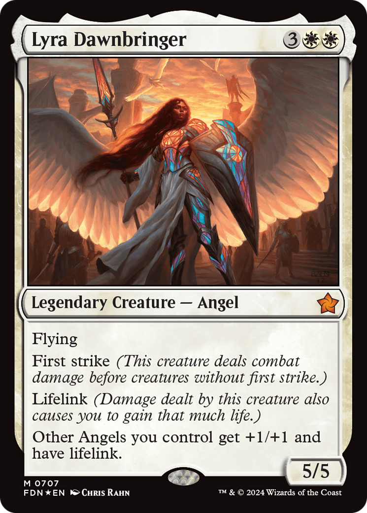 Lyra Dawnbringer (FDN) 707 - WZRD TCG