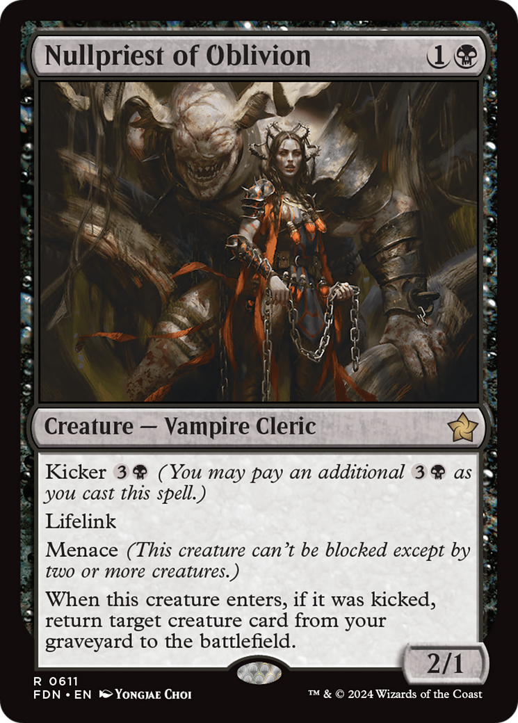 Nullpriest of Oblivion (FDN) 611 - WZRD TCG