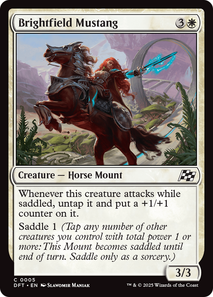 Brightfield Mustang (DFT) 5 - WZRD TCG